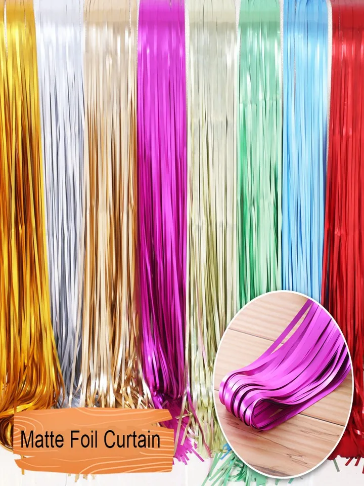 2m 3m 4m 4m kovová fólia Fólové okrajové pozadie Svadobná strana Svadobná strana dekorácie Foto stánok na pozadie pozadia Tinsel Glitter Curtain Zlato
