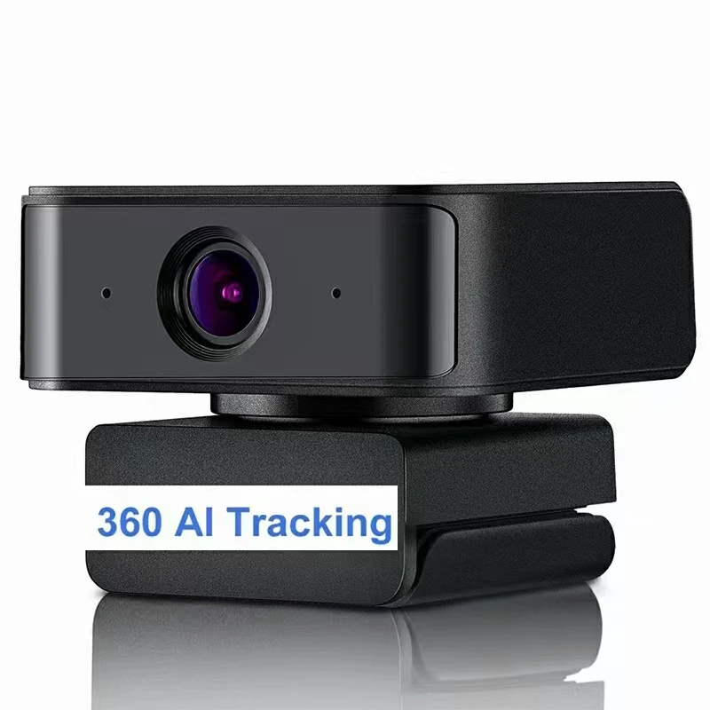 2MP WebCam 1080p 360Degree AI Tracking Wireless USB Webcam pre doska