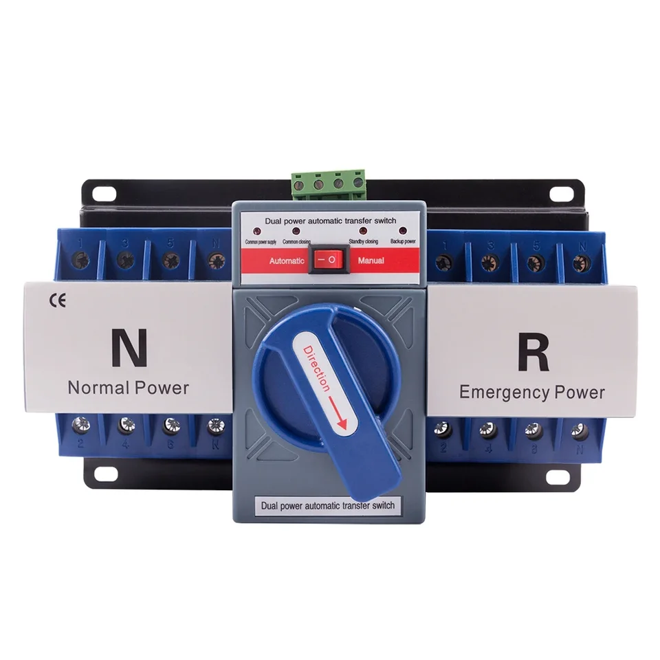 2p/4p 63a 50/60Hz ATS Automatický prenosový spínač AC230V/400V Elektrické spínače AC230V/400 V
