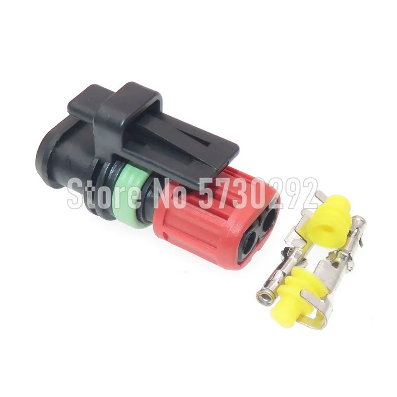 2P konektorový káblový zväzok Automatické zástrčku 1337245-3 pre Volvo Excavator EC210 EC360 EC480 Injektor