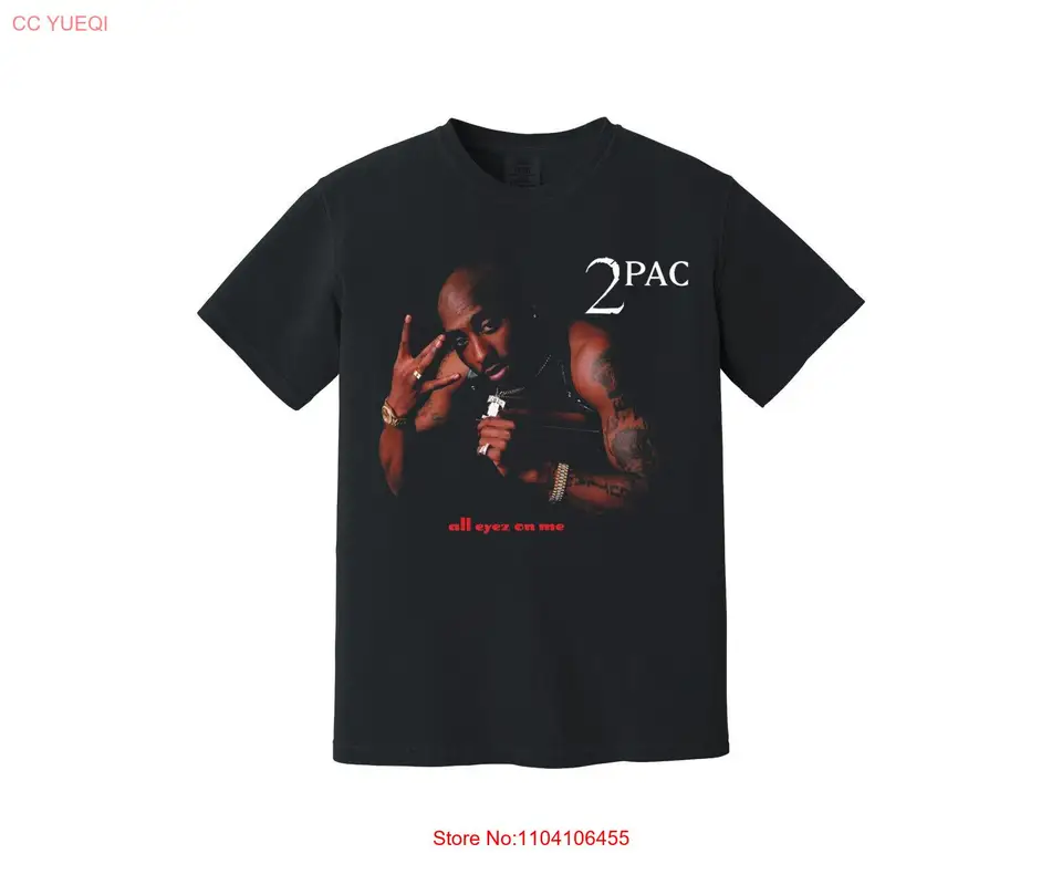 2Pac Heavywweight T tričko - album All Eyez On Me Album - Vntg Rap Tee - Tupac Death Row