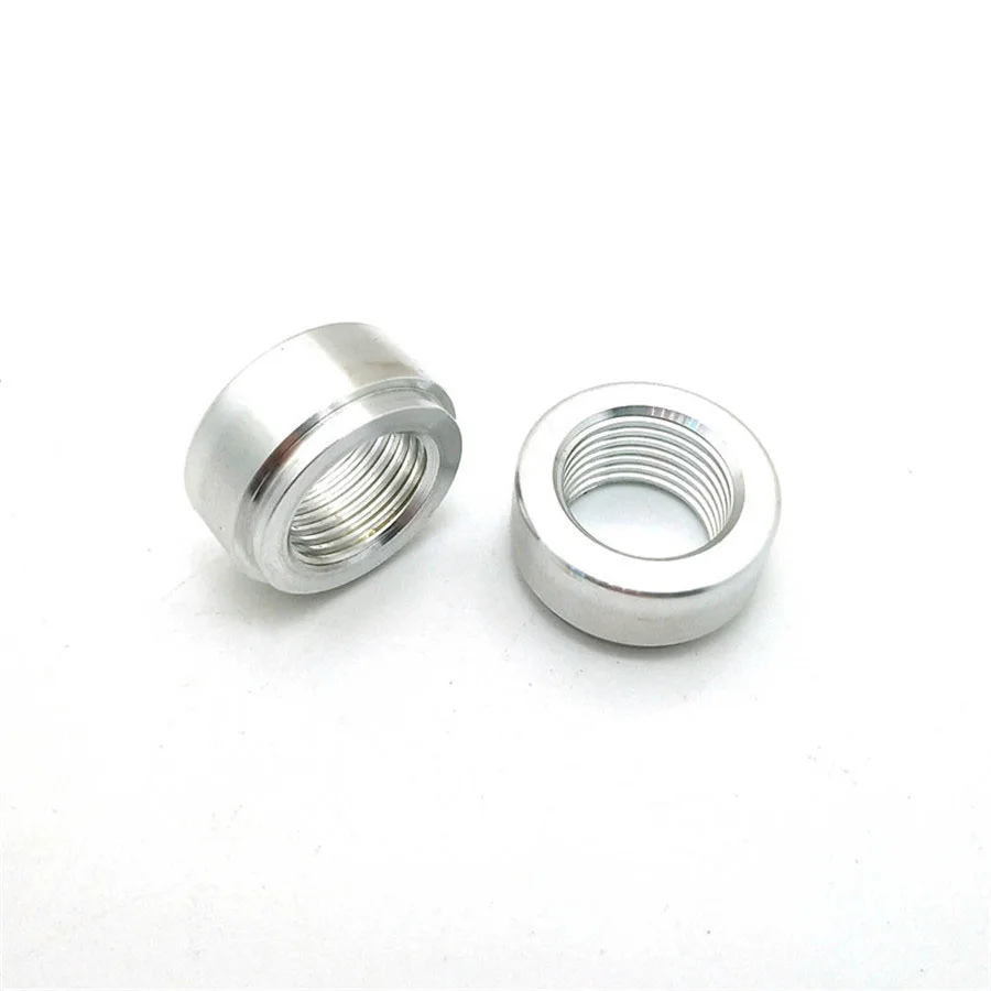 2pc 1/2 3/4 1/4 1/8 3/8 NPT M18x1.5 M16X1.5 M14X1.5FEMALE ZARIADENIE NA Bung Aluminium Weld Weld na adaptéri hadicového hadice pri montáži