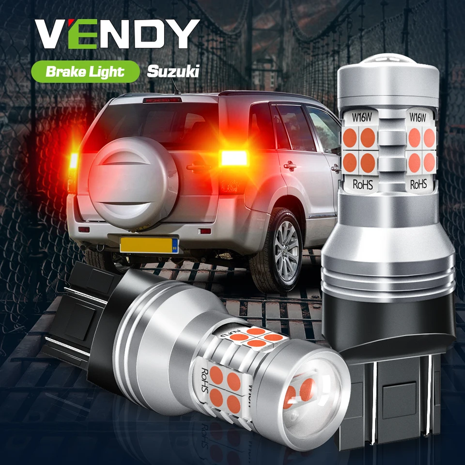 2PC LED brzdové svetlo Blub Lamp Canbus W21/5W 7443 T20 pre Suzuki Grand Vitara 1 2 Ignis 3 Jimny 1998-2017 Liana SX4 2006-2010