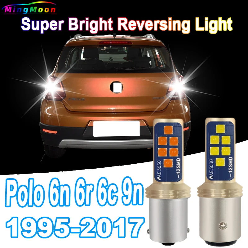 2PC LED Reverzné svetlo zálohovanie žiaroviek pre VW Volkswagen Polo 6N 6R 6C 9N 1995-2017 2010 2011 2012 2013 2014 2015 2015 2016