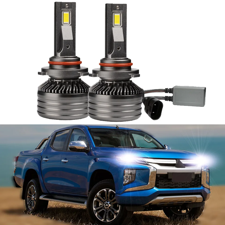 2PC LED žiarovka svetlometov pre Mitsubishi L200 pre Mitsubishi Triton 2020-2023 (iba Fit Original Svetlovej žiarovky je halogén)