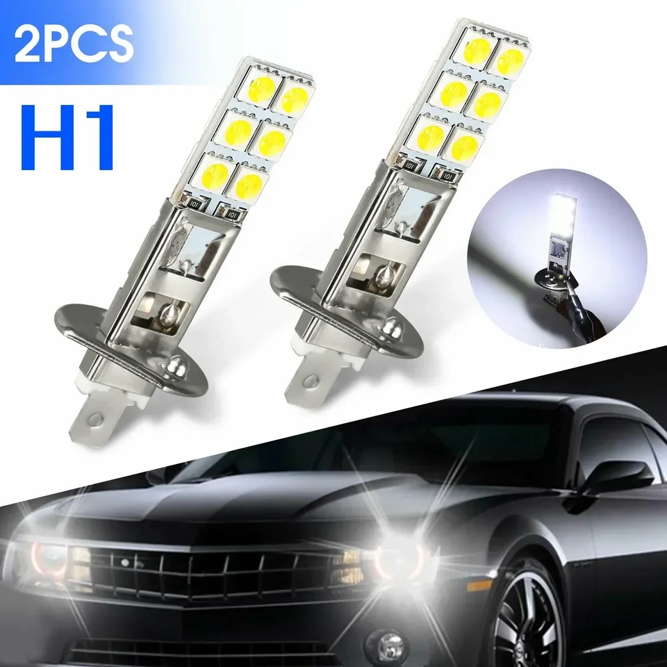 2pc Nový H1 6000K 55W LED Automobilová hmlová hmlová hmla Signálna žiarovka Svietiteľka Súprava Hmla Hna