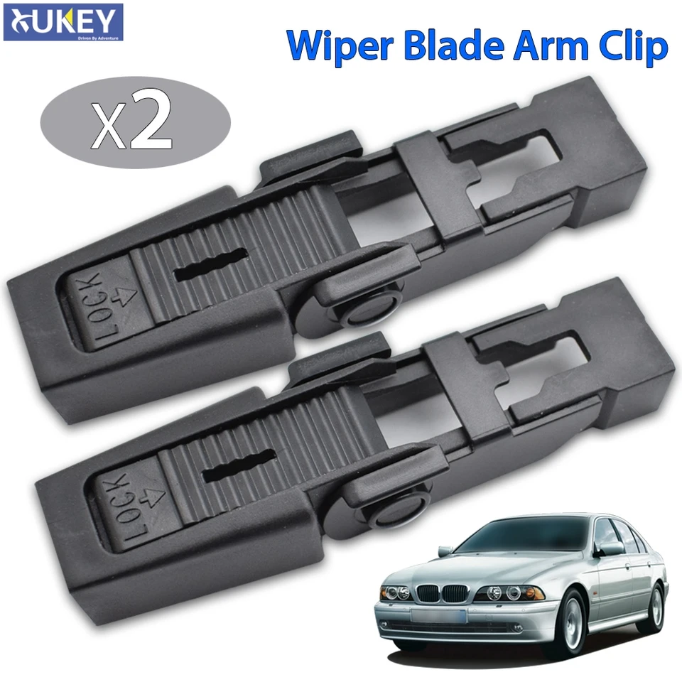 2PC predné stieračské rameno Arm Reading Clip pre BMW 5 Series E39 pre Audi A4 B6 8E/8H Peugeot 607