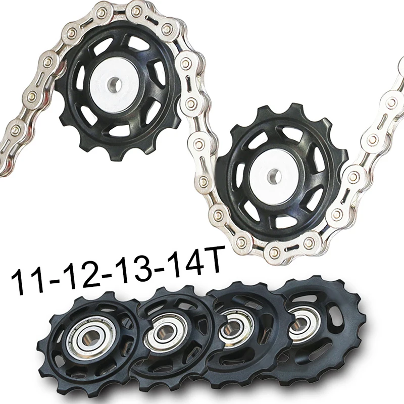 2pcs 11t 12t 13t 14t ložisko bicykel zadný bicykel Road Cesta Road Jockey zadná prehadzovacia kladka pre kladku pre súpravu na opravu bicyklov