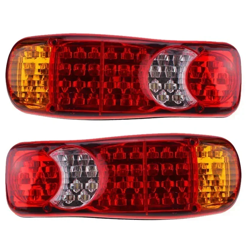2pcs 12V 46led zadné zadné svetlo výstražné svetlá Zadná lampa pre nákladné vozidlá prívesu na karavan