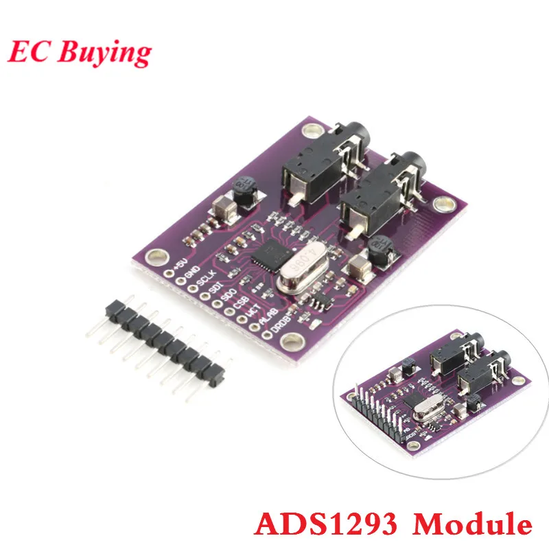 2pcs/1pc ADS1293 EKG digitálny elektrokardiogram fyziologický merací modul