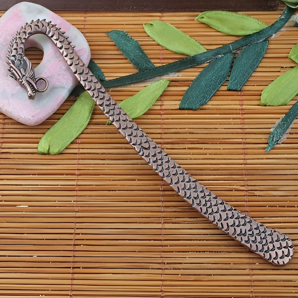 2pcs 2 -svedčené dragon dizajn záložky Charms H3987