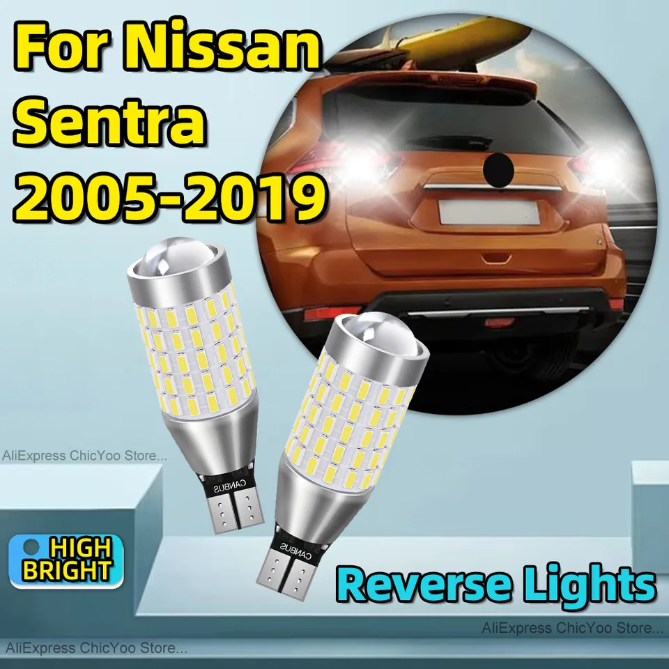 2PCS 2000LM CANBUS T15 W16W LED auto reverzné svetlo 912 pre Nissan Sentra 2005 2006 2007 2008 2009 2010 2010 2012 2012 2013 2014-2019