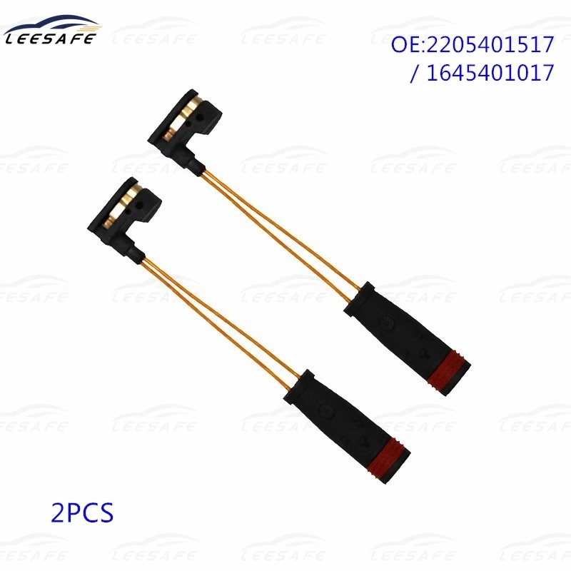 2pcs 2205401517 1645401017 Senzor opotrebovania prednej brzdovej podložky pre Mercedes Benz W211 S211 X164 W164 W166 W251 W220 W639 220 540 15 17 17
