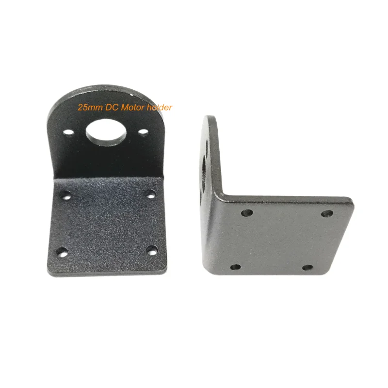 2pcs 25 mm držiak jednosmerného motora pre 575 555 550 545 540 Podporný stojan Fixovaný 90 stupňov pravý uhlový kovový základ (zliatina tvrdého hliníka)