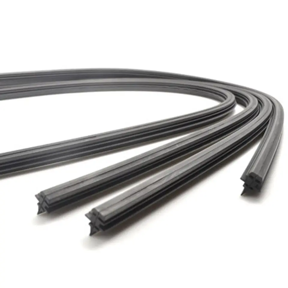2pcs 26 '' 6 mm silikónové stierač čepele bez rámca pre automatické autobus Černé sklo Čierny veľkoobchodný priamy predaj v zásobách zásob