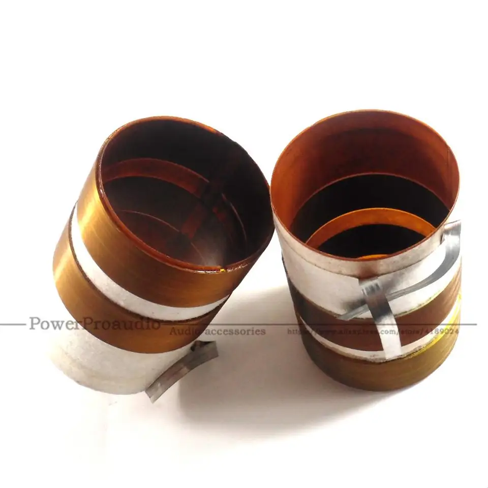 2pcs 2OHM Hliníková plochá hlasová cievka pre reproduktor JBL 265F-1, pre JBL EON 515,515XT, pre JBL PRX 525,535,615,635