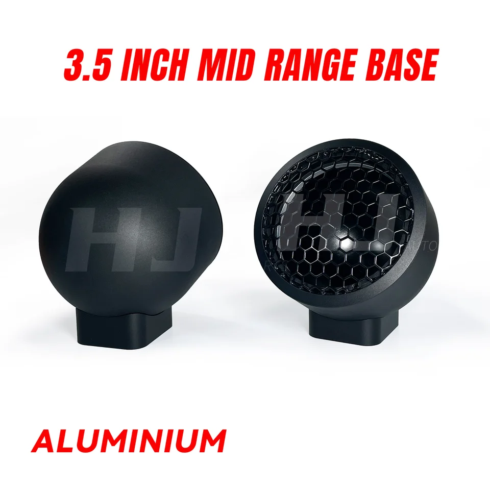 2pcs 3,5 palca CAR Stredný automobil Audio Audio Stredný reproduktor základná držiak 3,5 ”stredný rohový sedadlo podpora podpora škrupiny