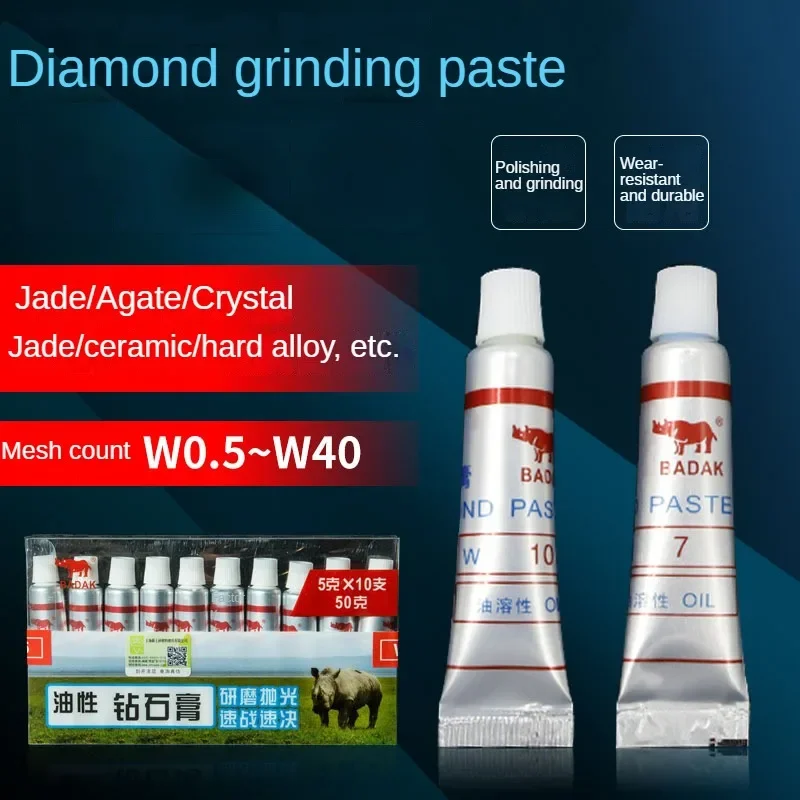 2pcs 320-10000 Grit kovový leštiaci krém Diamond leštenie lapping Pasta Grinding leštiace leštenie Abrazívna pasta ihla