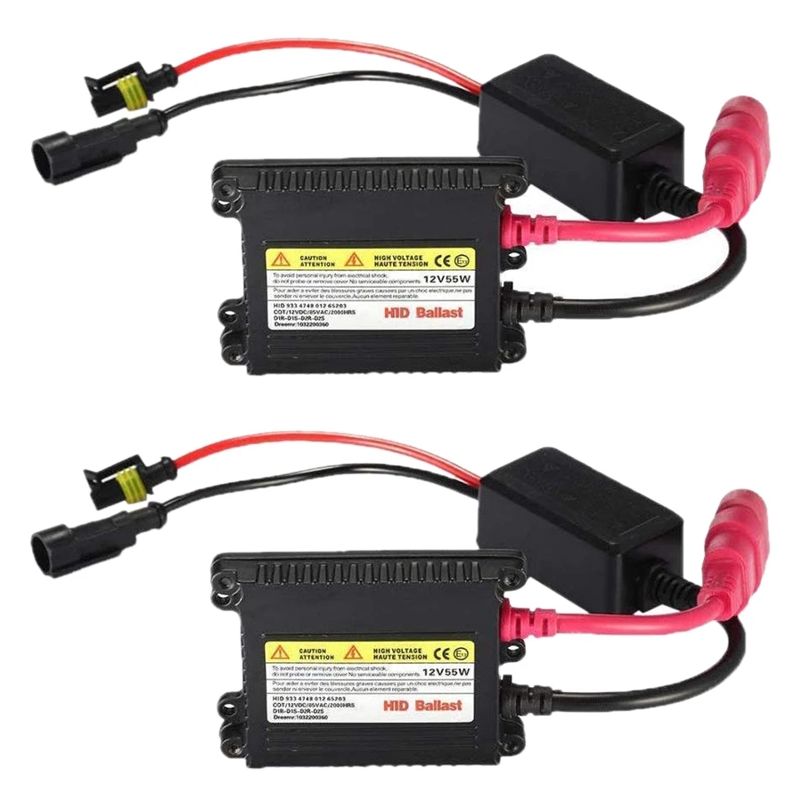 2PCS 35W Slim HID balast pre H1 H3 H4 H7 H10 H11 H13 9004 9005 9006 9007 880 5202 HB3 HB4