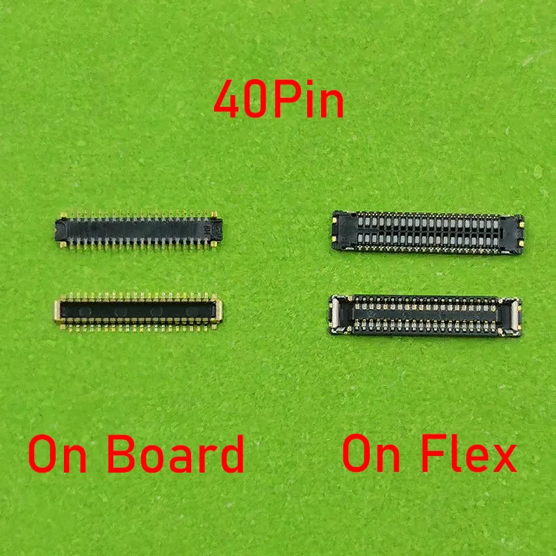 2pcs 40pin LCD displej obrazovky Flex FPC Konektor konektora na palube pre Samsung Galaxy A320 A320F A520 A520F A720 A720F/C5 Pro/C7 Pro
