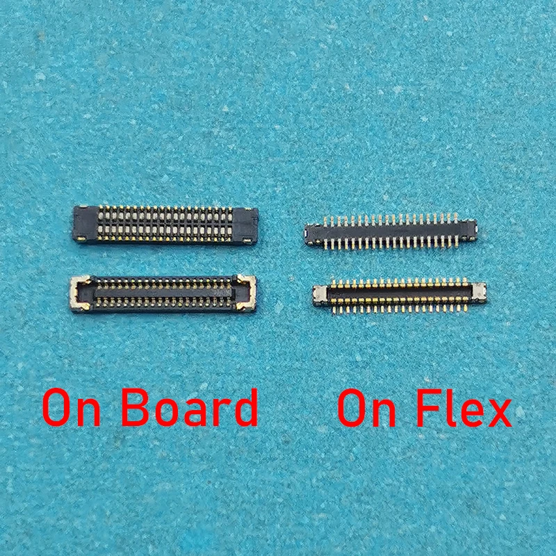 2pcs 40pin USB nabíjačka FPC Connector na základnej doske pre Xiaomi Mi POCOPON POCO X3 NFC/X3 PRO/X2 K30 4G 5G K30I Nabíjací port