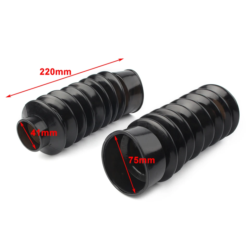 2pcs 41 mm Universal Motorbike Front topánky Gators pokrýva gumu pre Harley Davidson Softail FXST Dyna FXDWG FXWG