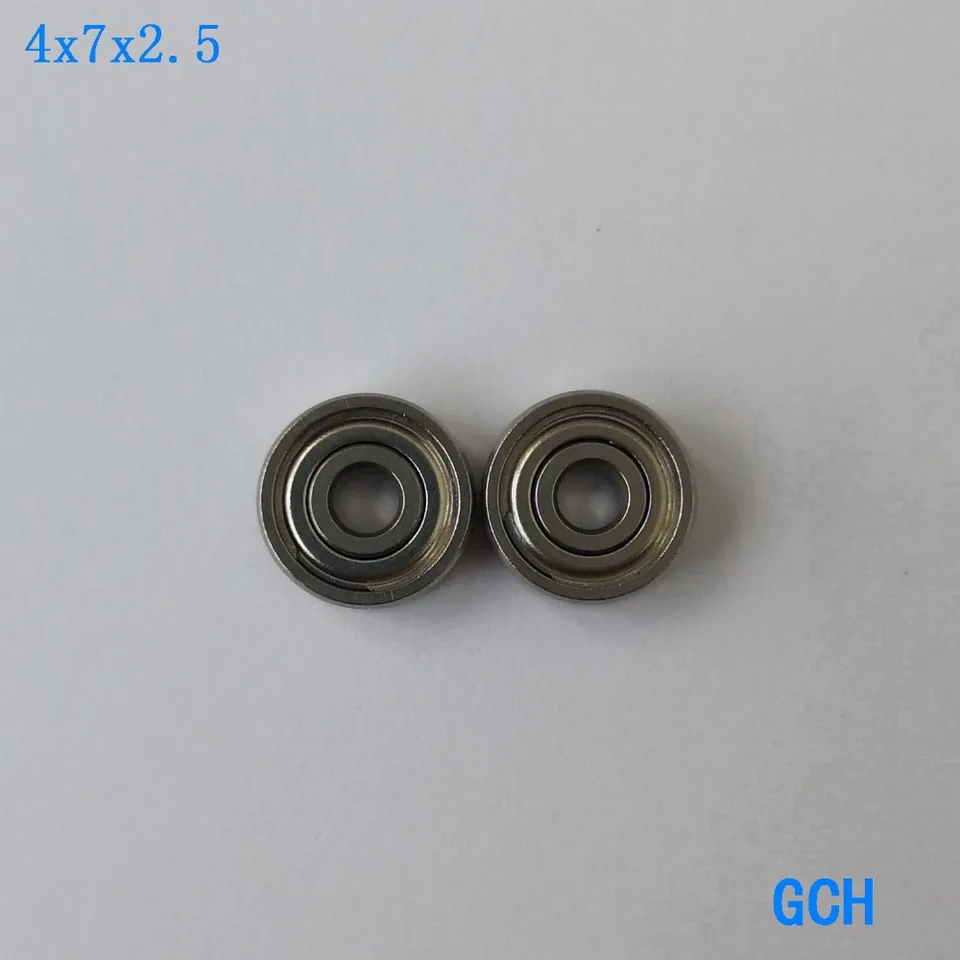 2pcs 4x7x2.5mm SMR74 ZZ ABEC7 Nerezová hybridná keramická keramická rybárska cievka od GCH