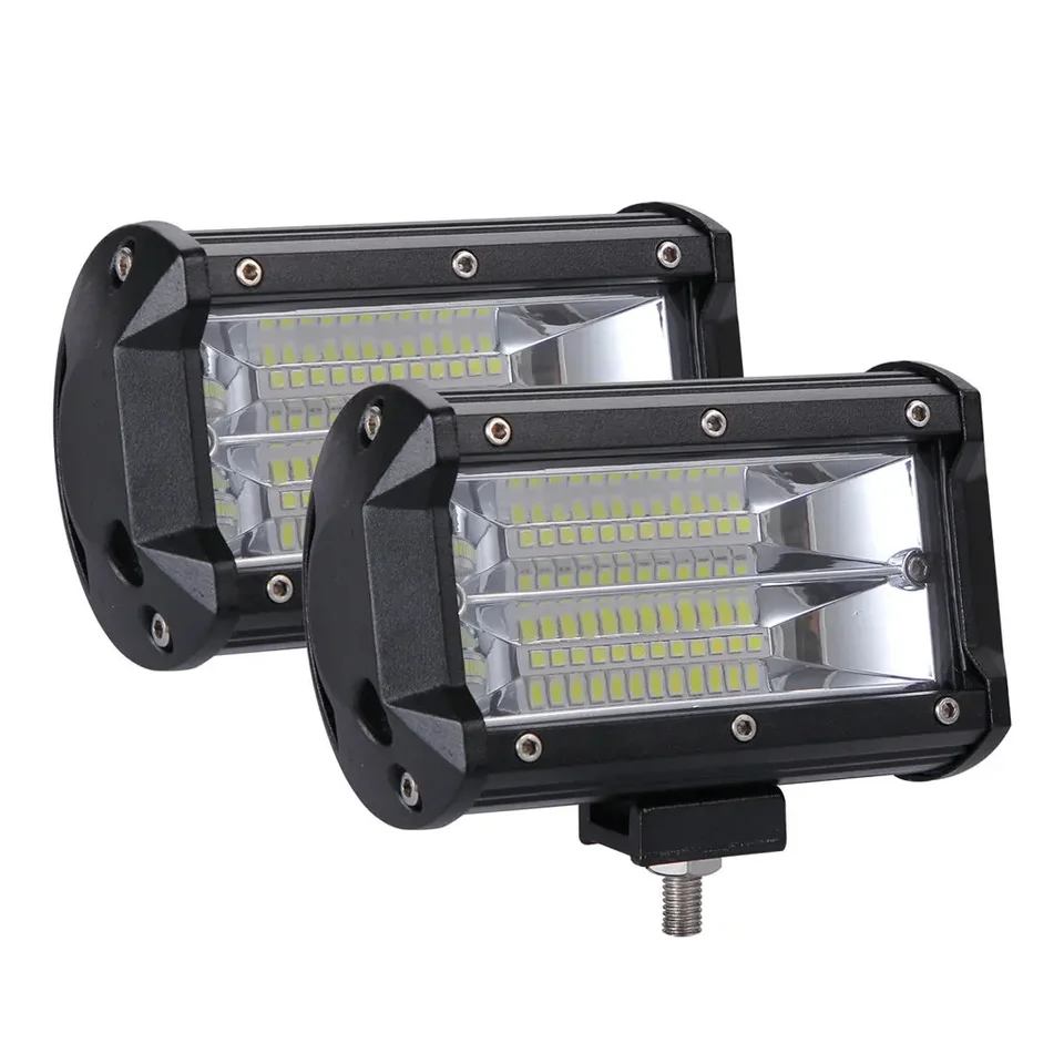 2pcs 5 '' 144W DC12-24V IP67 LED pracovné svetlá Bary Outdoor krajina Of-road auto SUV upravené lampa Light Light Lightflow Offroad Lights