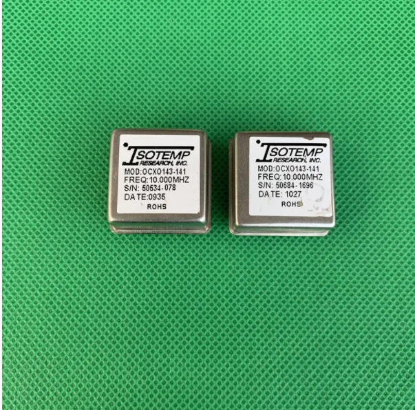 2pcs 5ks dovážané demontáž izotemp konštantného teplotného kryštálového oscilátora OCXO 143-141 10 MHz starý