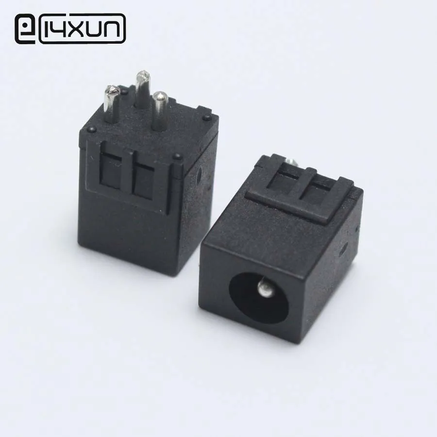 2pcs 6.4*2,0 mm DC Power Jack Switch Connector 6,4 mm*2,0 mm 0,5A 30V 3pin Dip Audio Panel Montážny zásuvka pre televízor LCP PC ECT