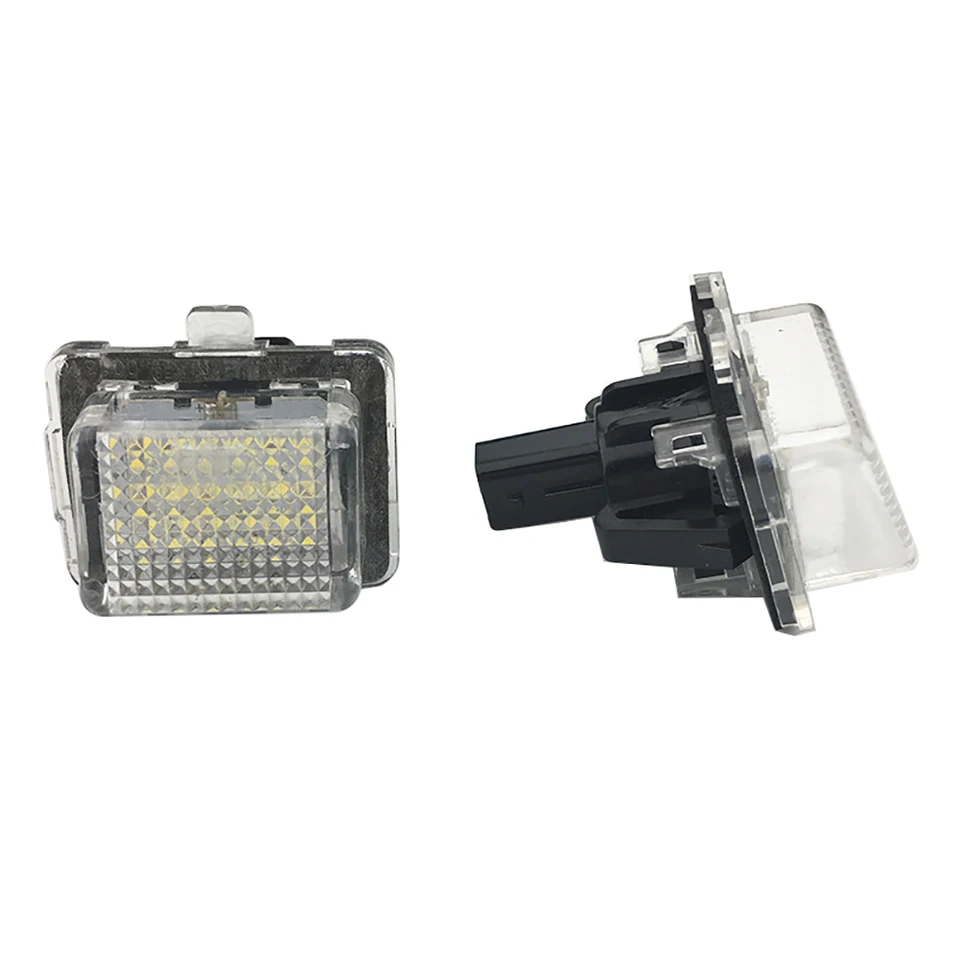 2pcs 6500k 18 Biela chyba bezplatné voľné číslo Canbus LED Number LED LEP LIVESLE LISTLY pre Mercedes-Benz W204 W207 W216 W218 W212 W221 W231