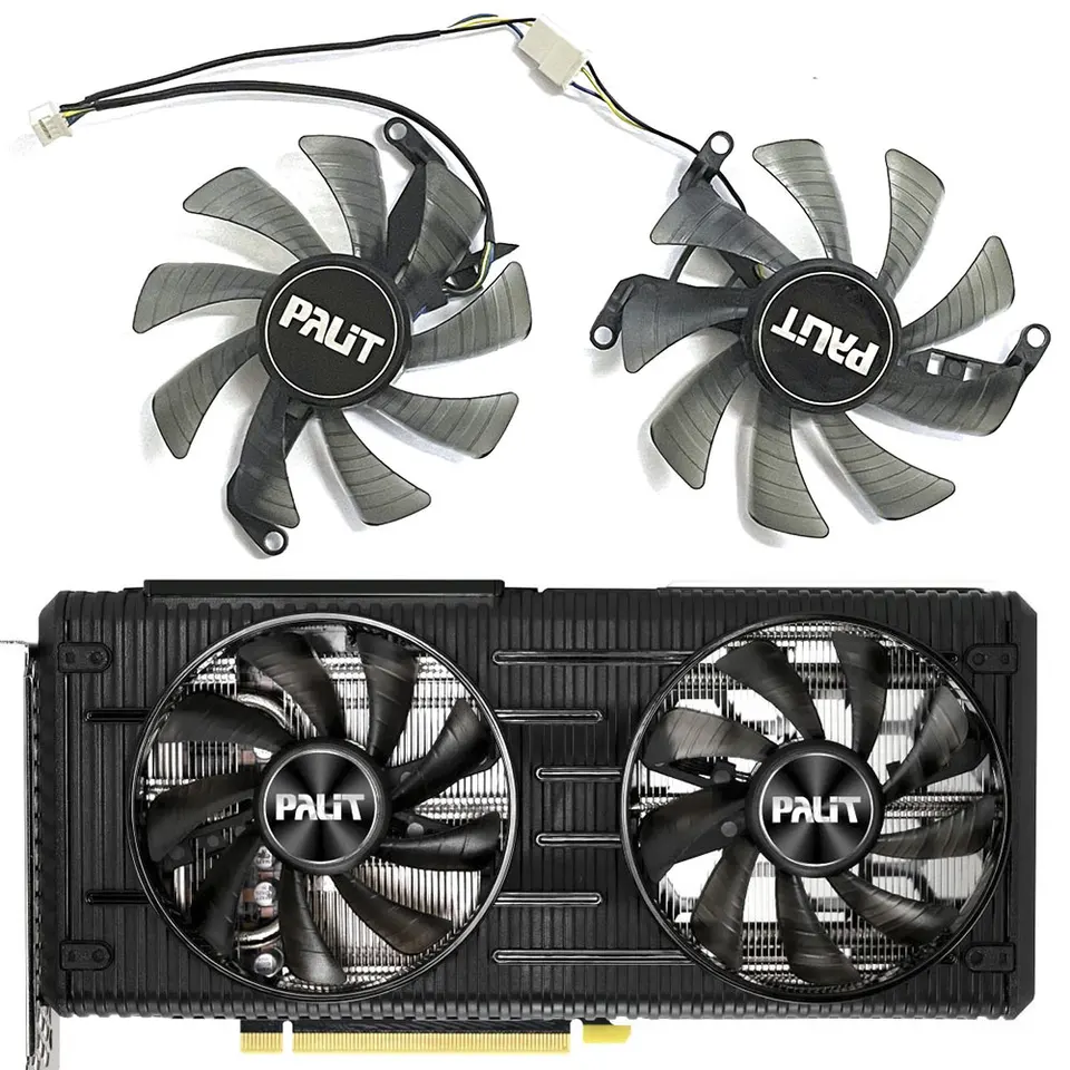 2pcs 85 mm 4pin RTX3060 GPU ventilátor TH9215S2H-PAA01 pre PALIT GEFORCE RTX 3060 3050 DUAL RTX3060 TI OC VIDEO
