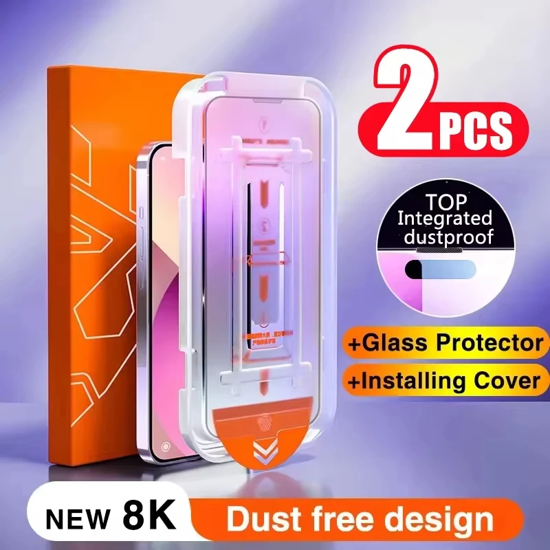 2pcs 8k bez prachu pre sklo pre Xiaomi Redmi Poznámka 13 Pro 12 11 10 9 8 7 Pro 14c 13C Mi 13T 12T 11T Pro 13 14 POCO X3 X5 X6 F5 F6 PRO