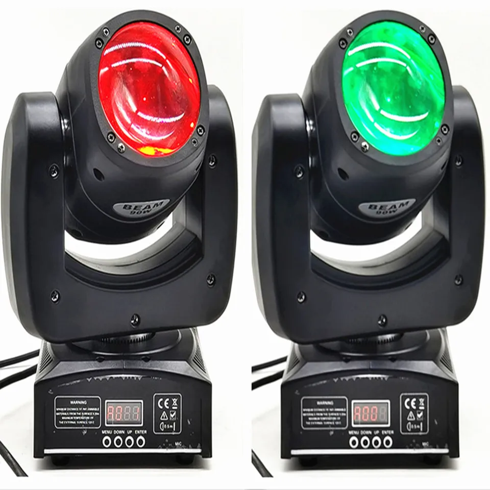 2pcs 90W Mini Movind Svetlight RGBW 4 v 1 Super Bright DJ Spotlight DMX Control Disco LED pohybujúce sa svetlá hlavy