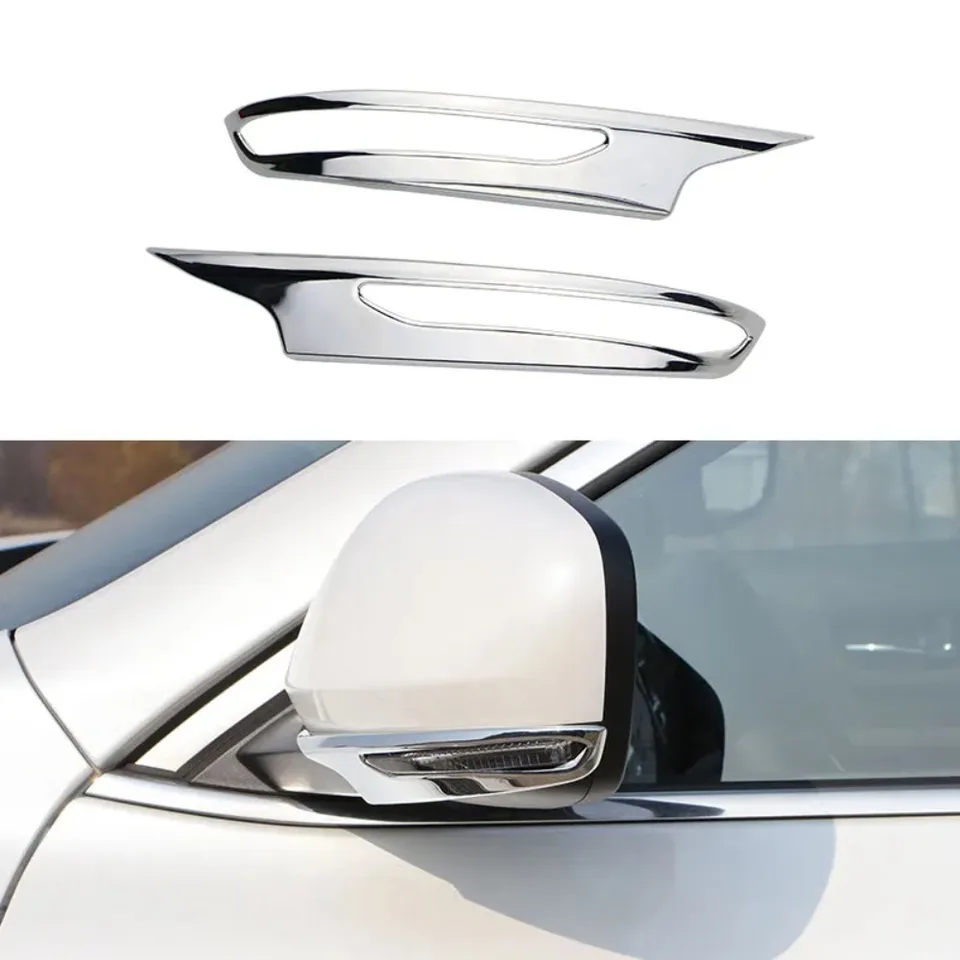 2PCS ABS Chrome Car RetView Zrkadlo Tink Tink Tink Cover Cover Cover pre Renault Koleos Samsung QM6 2016 - 2023 Príslušenstvo