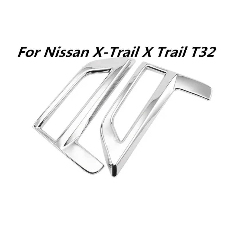 2pcs ABS Chrome Chrome FOG Hmlová svietidlo TRIM TRIM KONTROLA PRE NISSAN X-TRAIL X TRAIL T32 ROGUE 2017 2018 až 2019