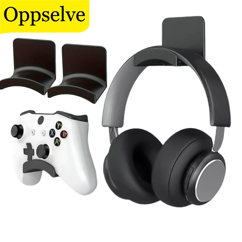 2pcs adhensive Wall Mount pre slúchadlá Stojan Univerzálny plast pod stolové podpery podpora stojana pre hranie hier