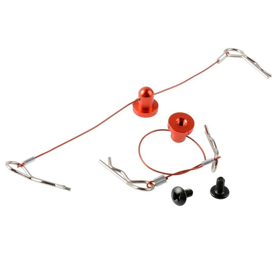 2pcs anti-Lost Body Shell Clip Pin so skrutkou pre držiak pre Traxxas/HSP/Arram/Axial ECX 1/10 RC SPRÁVA ČERVENÉ ČERVENÉ