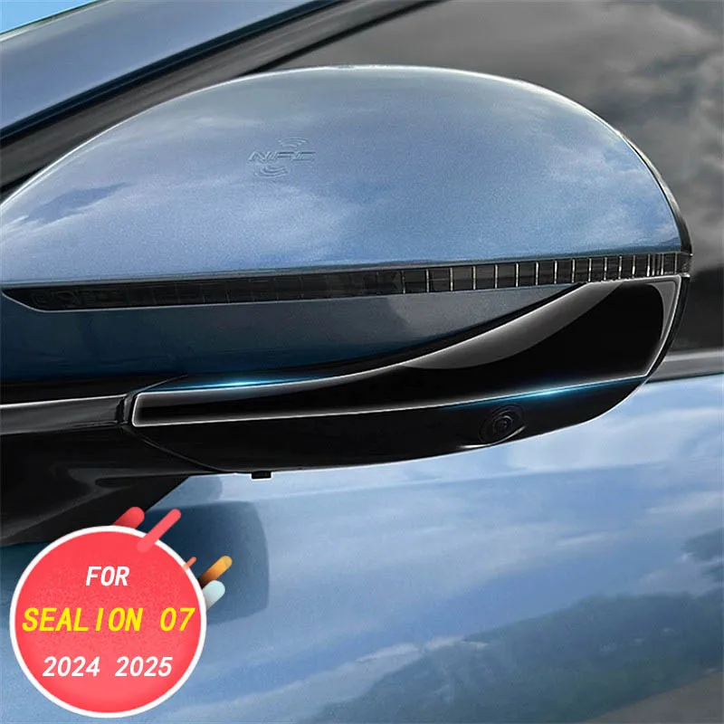 2pcs anti poškriabané náplasti pre exteriérové ​​dekorácie Auto pre spätné zrkadlá pre BYD morský lev 07 2024 2025