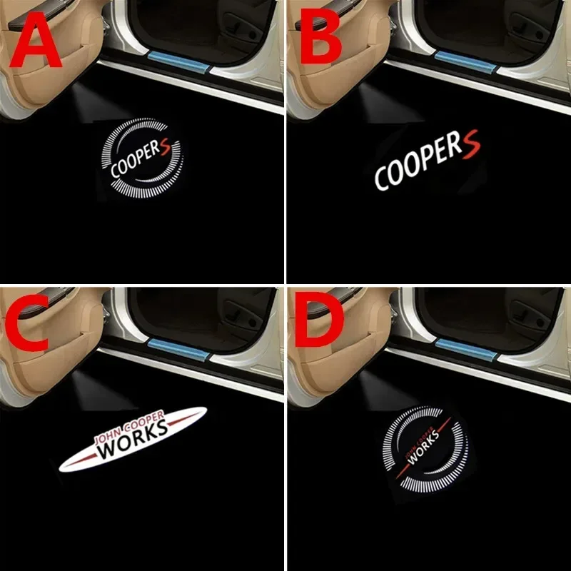 2pcs automobil projektor LED svetlá duchovné tieňové žiarovky pre Mini Cooper One R50 R52 R53 R56 Countryman R60 F55 F56 R5 R53 JCW