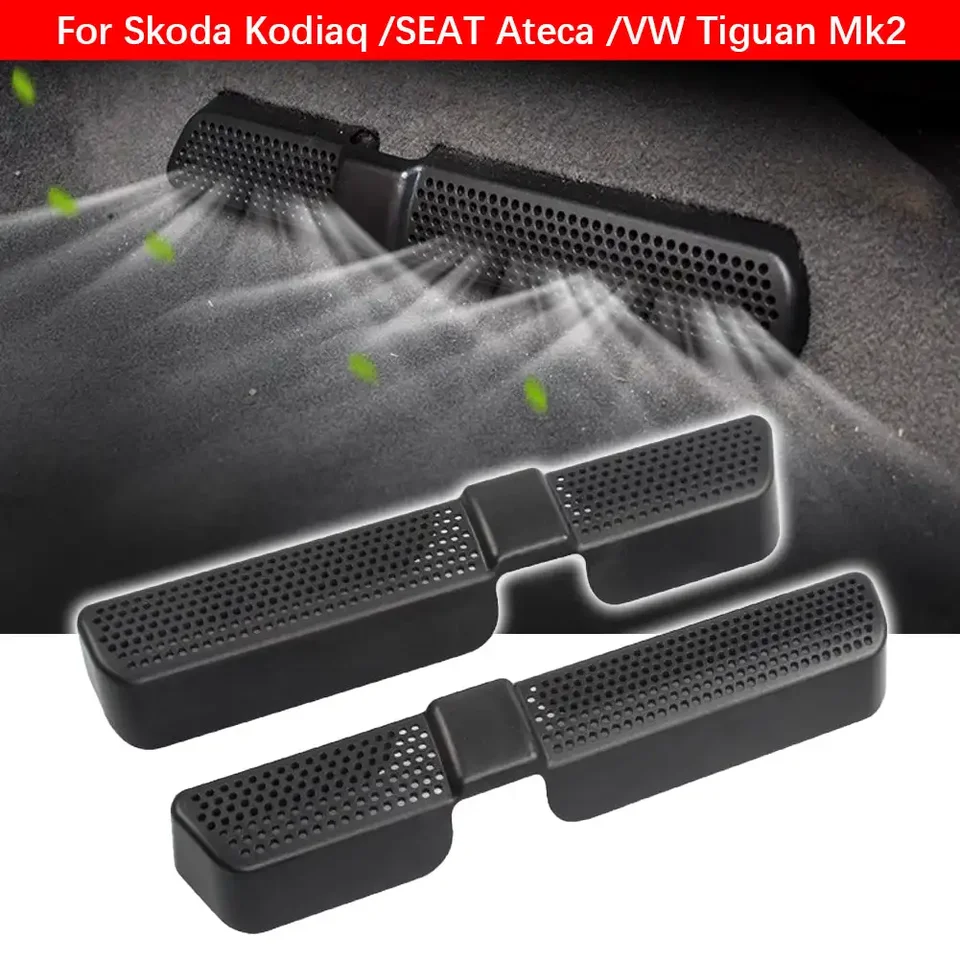 2pcs automobilový odvzdušňovací výtok pokrýva klimatizačný kanál výfukového plynu Montáž Automatické príslušenstvo pre VW Touran Tiguan Skoda
