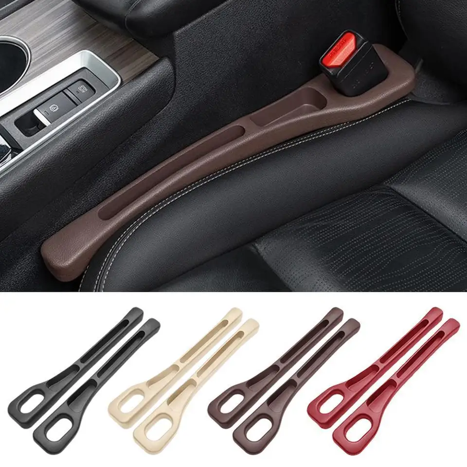 2pcs autosedačky Gap Fller Universal Center Console Gap Gap Strip Strip Strip Side Lesk Proof and Anti-Falling Storage Organizátor