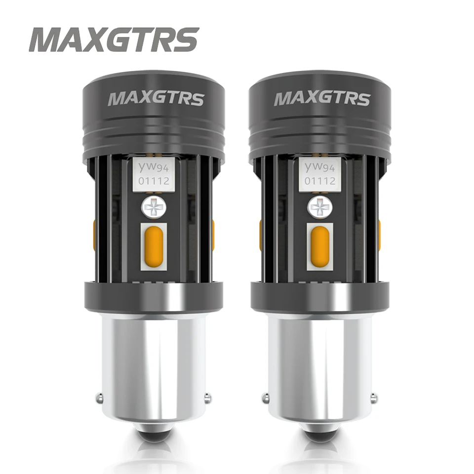 2pcs BAU15S LED CANBUS AMBER 1156 PY21W BA15S P21W LED žiarovka Chyba bezplatne Žiadna hyperflash 7440 W21W Indikátor zákruty auta