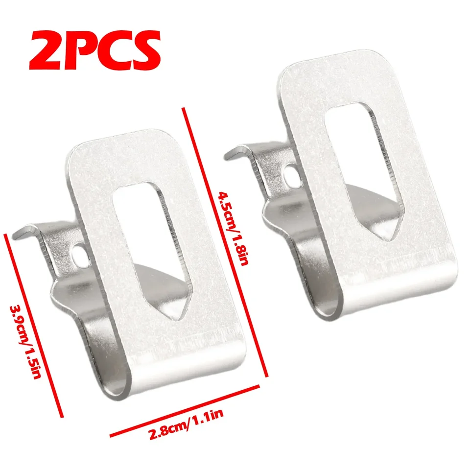 2PCS Belt Clip Hooks for Dewalt 18V 20V Vŕtací ovládač N268241 N169778 DCD980 pre vŕtačku Hammer DCF886B 20V 20V Impact Driver DCD740B