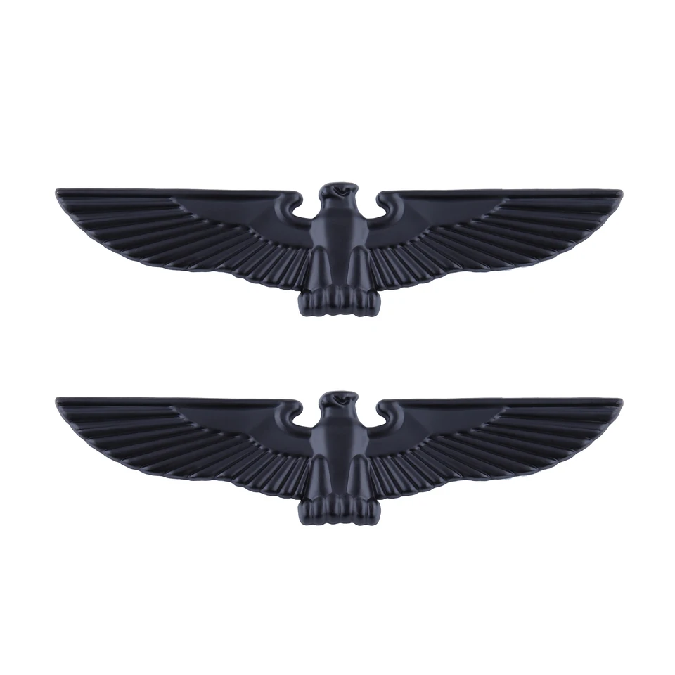 2PCS Bird Totem Logos s pokročilými 3D kovovými krídlami - špičkové kreatívne kovové nálepky vhodné pre BMW F30 a rôzne autá
