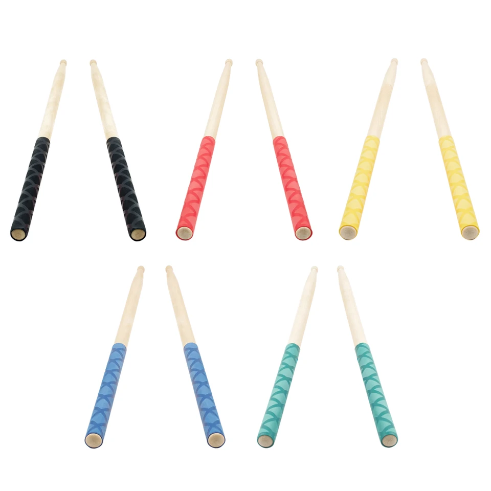 2pcs bubnové ruchy Drumsticks anti-šmykľavky potu absorbované priľnavosť pre 7a 5a 5b 7b 16,5 cm kupoly Perkusions Instruments