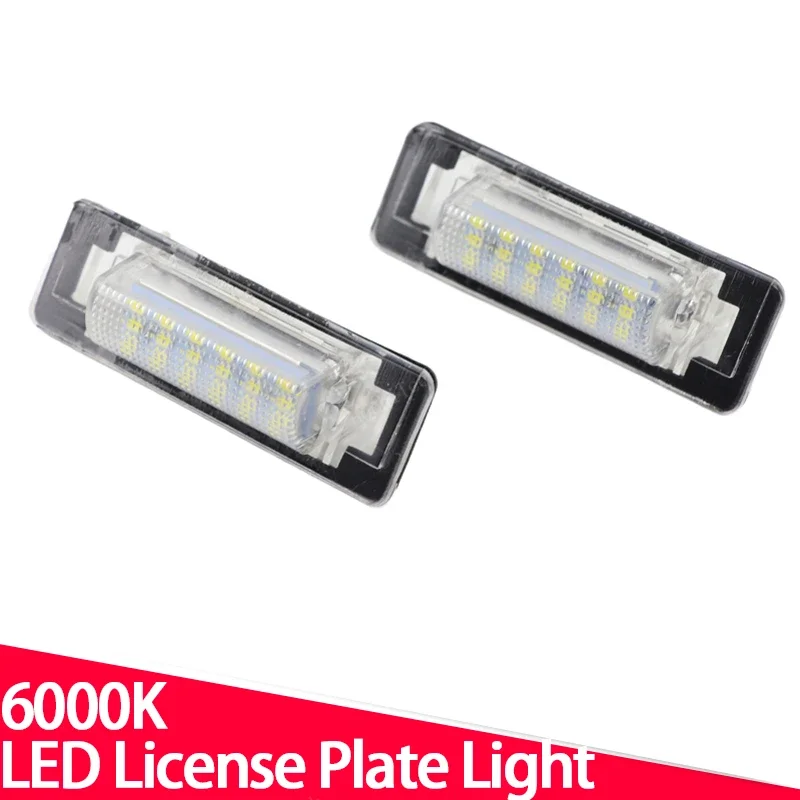 2PCS CANBUS LED LED ŠPZ LIGHT LIVES pre Mercedes Benz EC triedy W210 W202 4D AMG biele auta Číslo auta LAMP