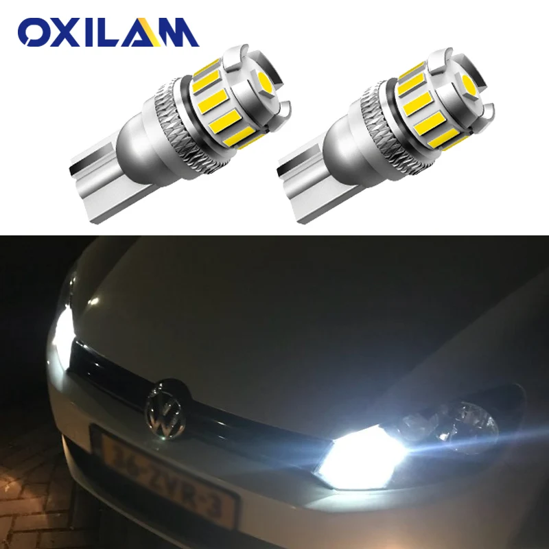 2PCS Canbus T10 W5W LED lampa parkovacia žiarovka pre VW Passat B5 B6 B5 B5,5 CC Bora Tiguan Touareg Touran GTi Jetta Polo Carfter Carfter