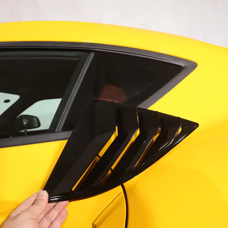 2pcs Car Auta Zadné okenné trojuholník Exteriér ABS SUTTER DEFLECTOR ODDELENIE ODDELENÉ PRÍSTUPY PRE TOYOTA GR SUPRA A90 2019-22
