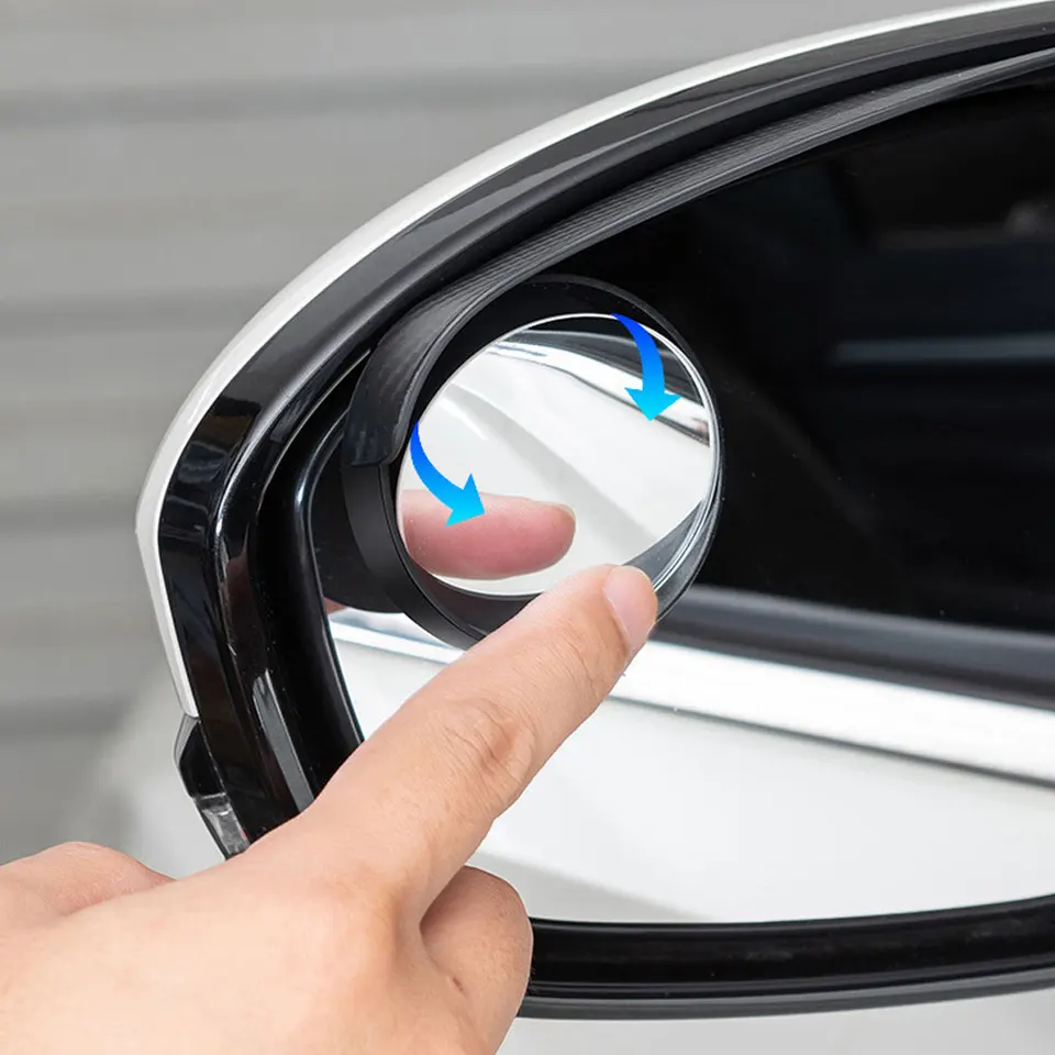 2pcs Car Blind Sot Mirror Integrované spätné zrkadlo Rain Shield Car Regas Mirror Rain Dažďové obočie Priečkové vozidlo Exteriérový doplnok